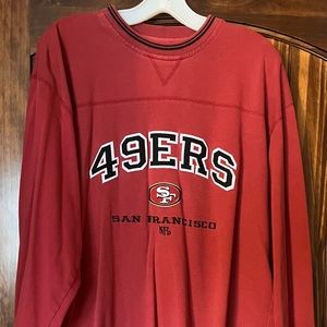 NFL San Francisco 49ers Long Sleeve Shirt Size Large